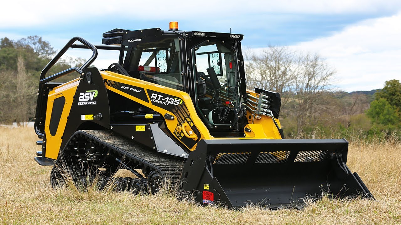 The worlds most powerful compact track loaders: the ASV MAX-Series RT-135 and RT-135F Posi-Tracks.