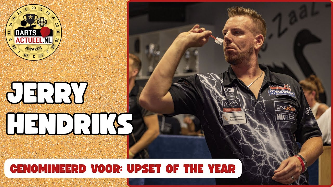 Jerry Hendriks genomineerd voor Darts Actueel Awards: 'Ik had een extra motivatie dat toernooi'