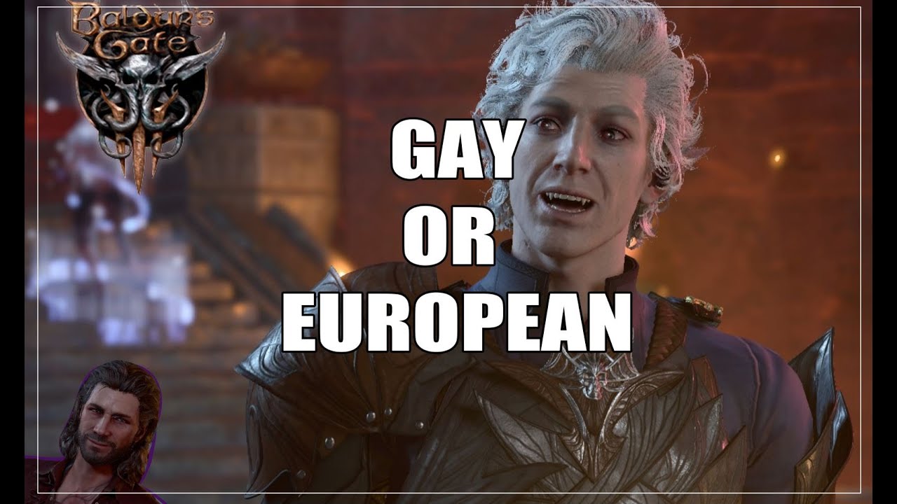 Is Astarion gay or European? [Baldur's Gate 3]