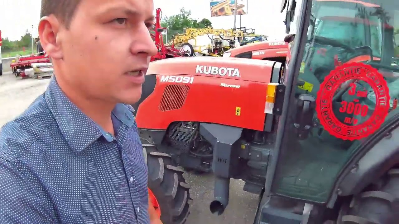 Kubota M5091N Обзор