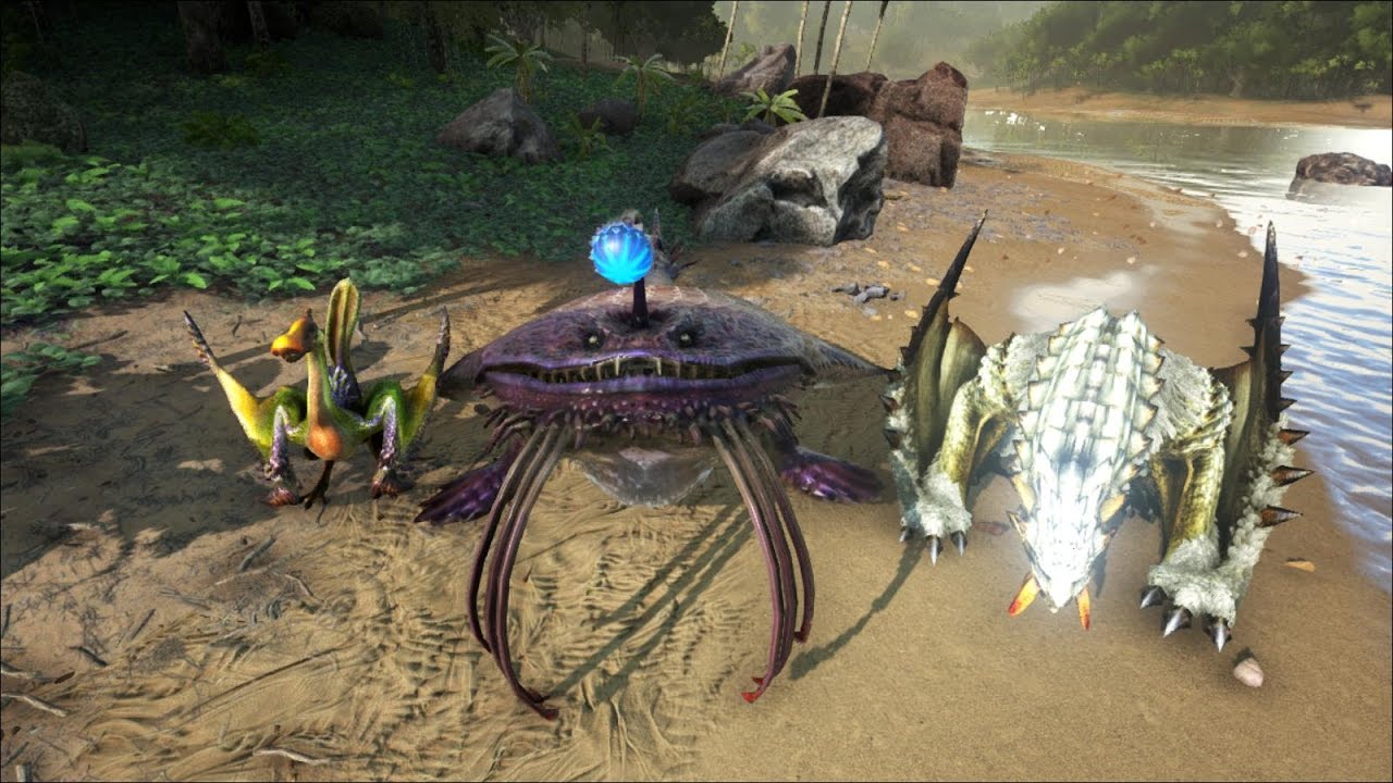 EIN S&Auml;BELZAHNDRACHE, EINE ENTE UND EIN ANGLERFISCH!!! | Monster Hunter Mod | ARK (Tim/german)