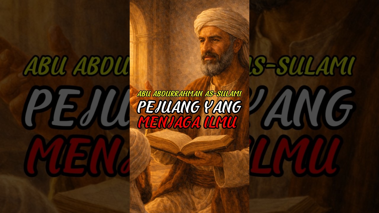 Abu Abdurrahman As-Sulami, Pejuang yang Menjaga Ilmu