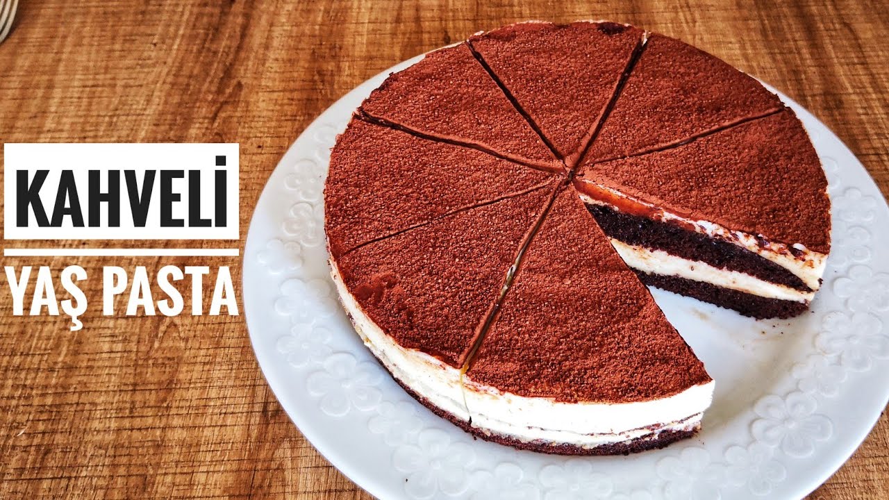 AZ MALZEMELİ, KAHVELİ YAŞ PASTA