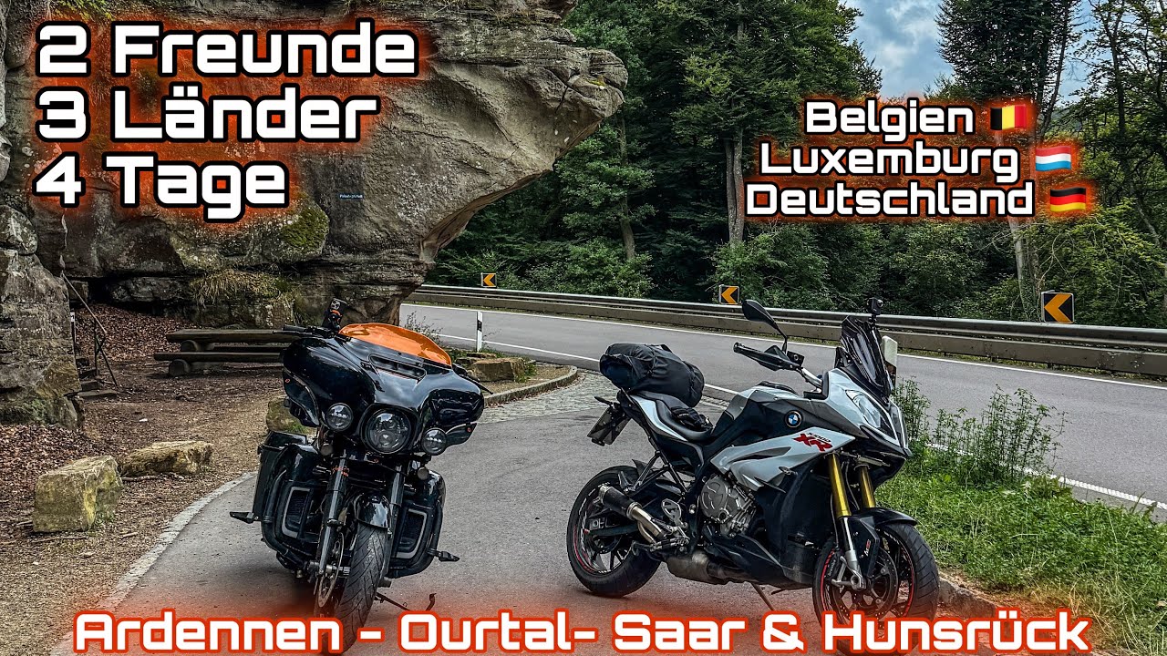 Motorradtour Ardennen, Ourtal, Hunsrück 🏞️ | Die Schönheit liegt vor der Haustür ⛰️| #motovlog 