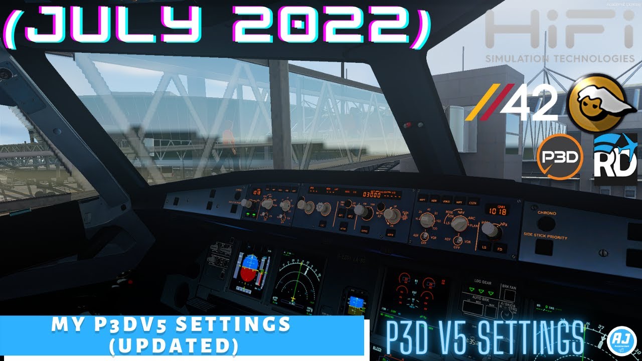My Prepar3Dv5 Full Settings [P3D, ReShade, RDshade, Chaseplane and Activesky]