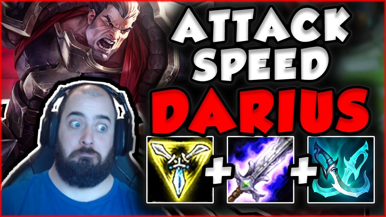 WTF? ATTACK SPEED DARIUS IS ACTUALLY SO BROKEN! ATTACK SPEED DARIUS TOP GAMEPLAY - League of Legends