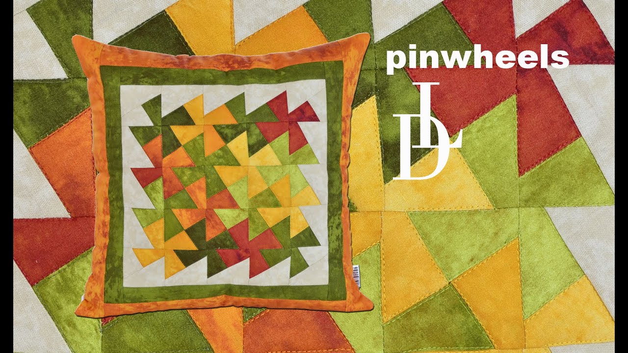 Patchwork Pinwheels - Šití větrníků