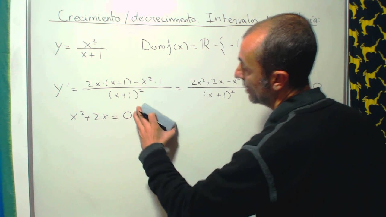 9 Intervalos de monotonía, de crecimiento y decrecimiento