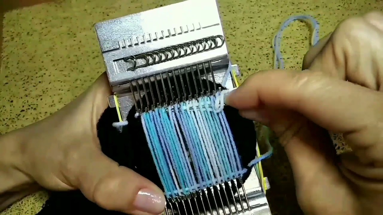 How to work with double speedweve loom