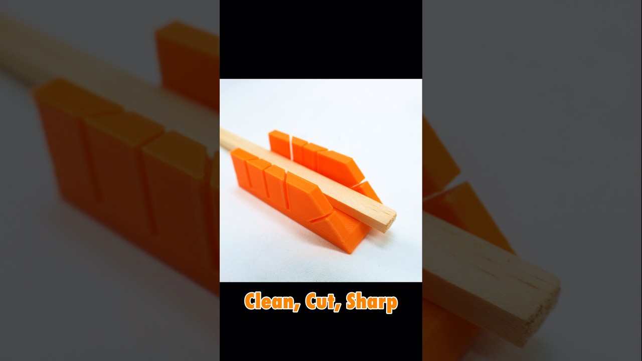 Mini Miter Box!  #TinyTools #DIYMiniatures #CraftingFun #MiniAdventures #MiterBox