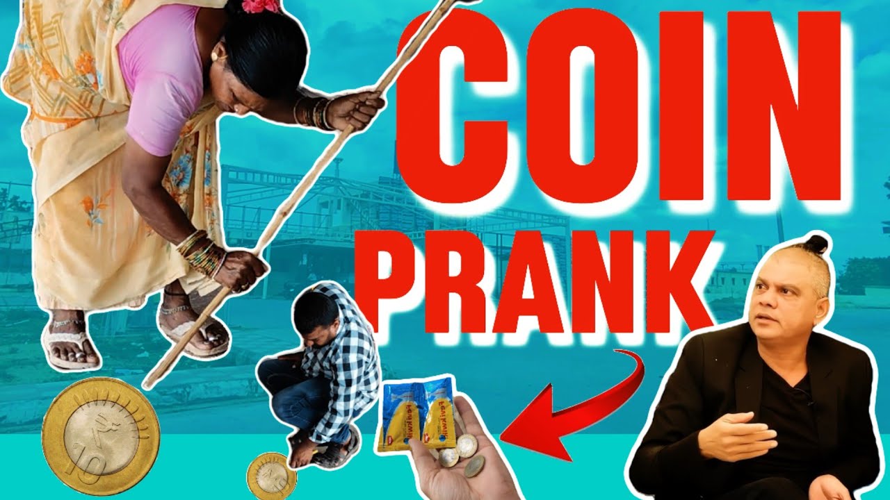 Coin prank in Busstand 😂 | Public Reactions 😅 full funny moments at Railway Station & busstand