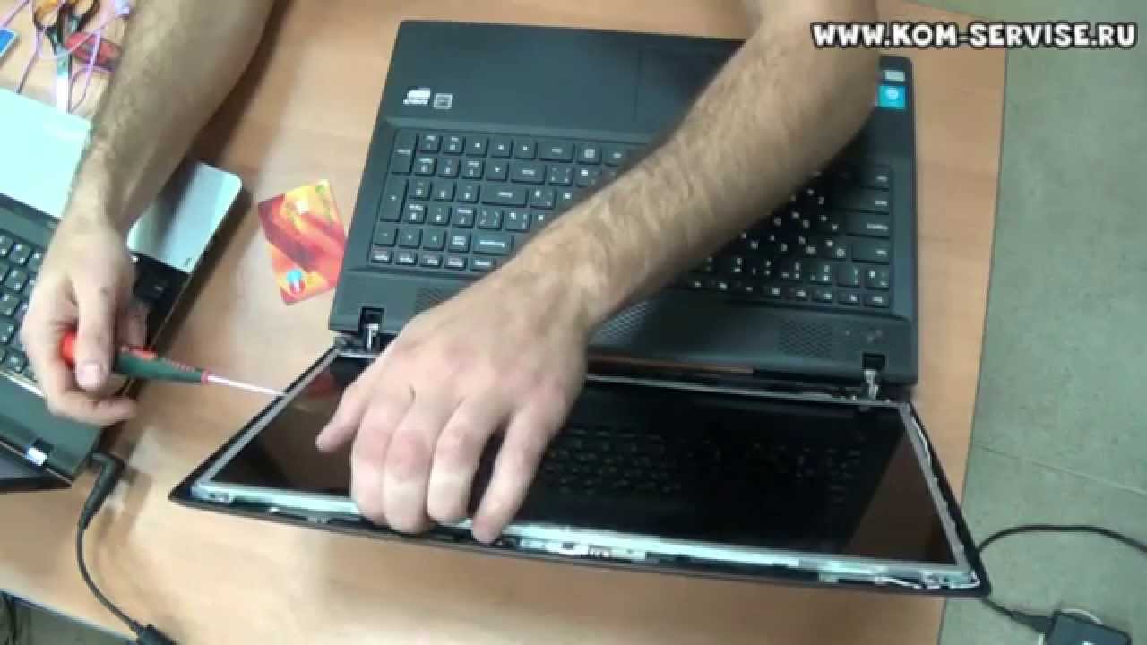 Как заменить матрицу на ноутбуке Lenovo g505, g500