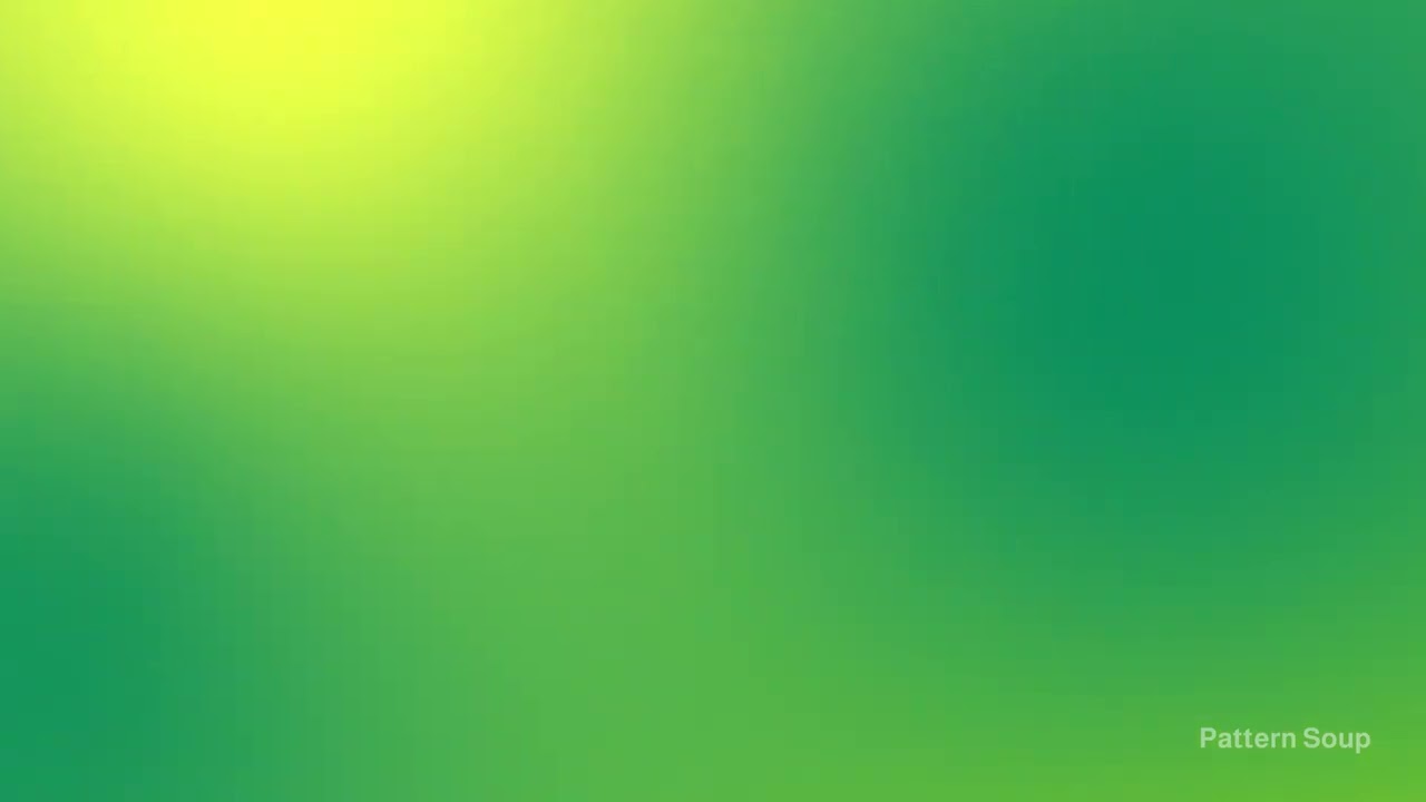 Green and Yellow Gradient Animation | 4K Vibrant Gradient | 1 Hour Abstract Background Video 💚💛