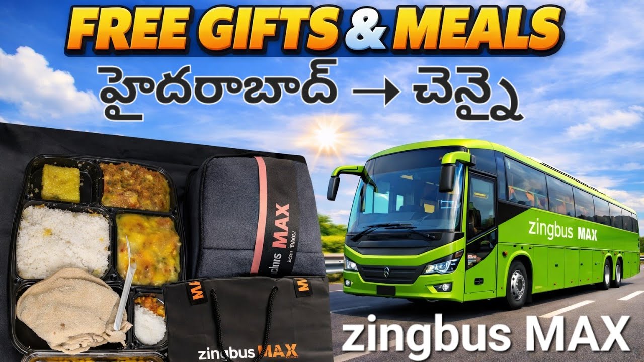 Is Zingbus Max Worth ₹1950? 🧐 హైదరాబాద్ to చెన్నై 7-Star Luxury Bus Review! ✨