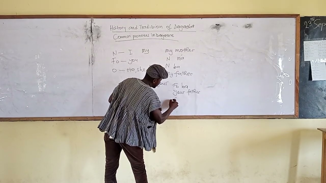 COMMON PRONOUNS IN DAGAARE LANGUAGE