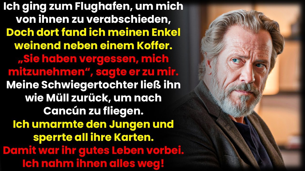 Meine Schwiegertochter ließ meinen Enkel am Flughafen zurück – ich zerstörte sie
