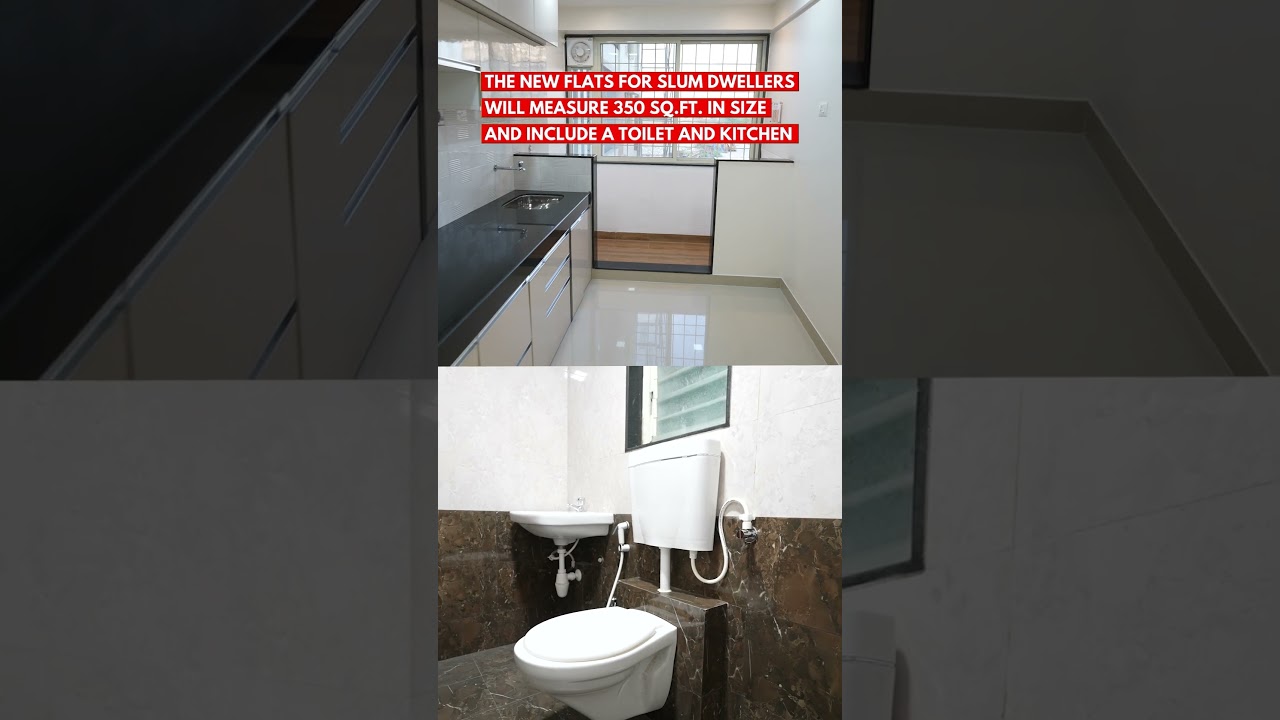 Redevelopment of Dharavi, slum dwellers will get larger flats | SaudaGhar Real Estate #mumbai