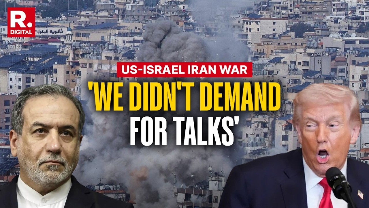 US-Israel Iran War: Tehran Dismisses Trump's Claim On Iran Urging Negotiations | Abbas Aragchi