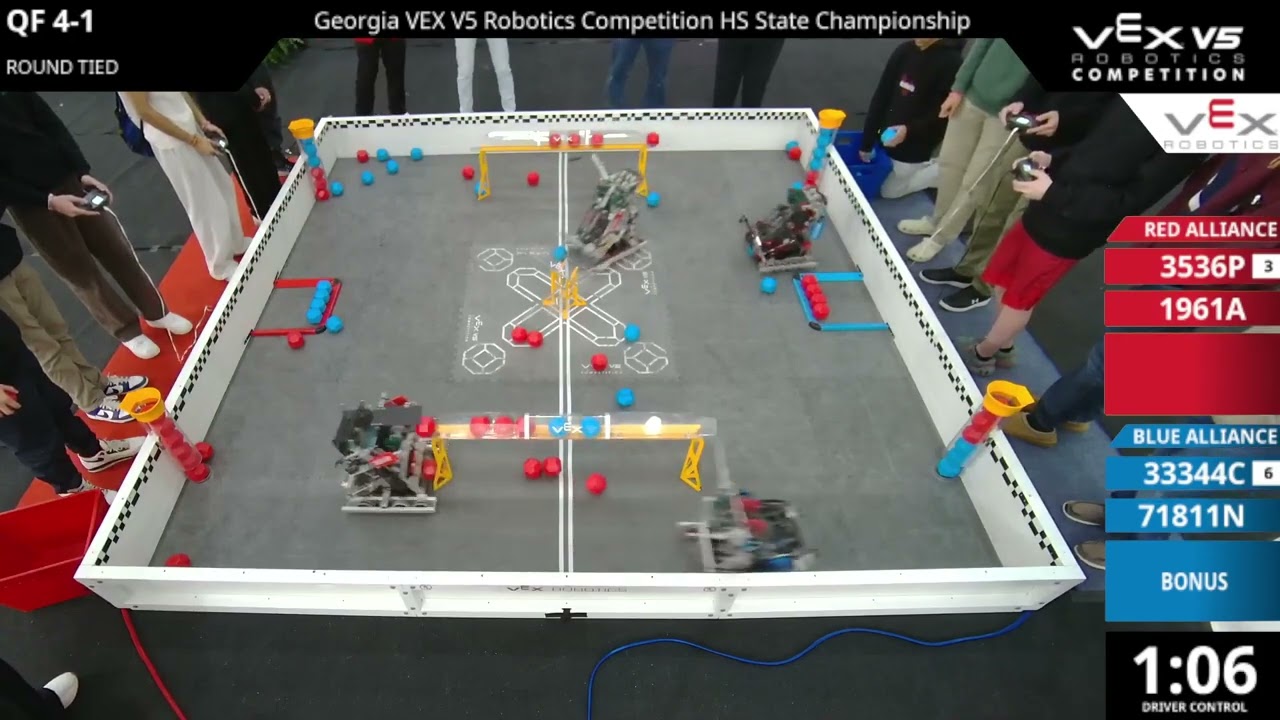 Georgia HS State Championship : Division 1 - QF #4-1 - 3536P & 1961A vs 33344C & 71811N - Auton + Dr
