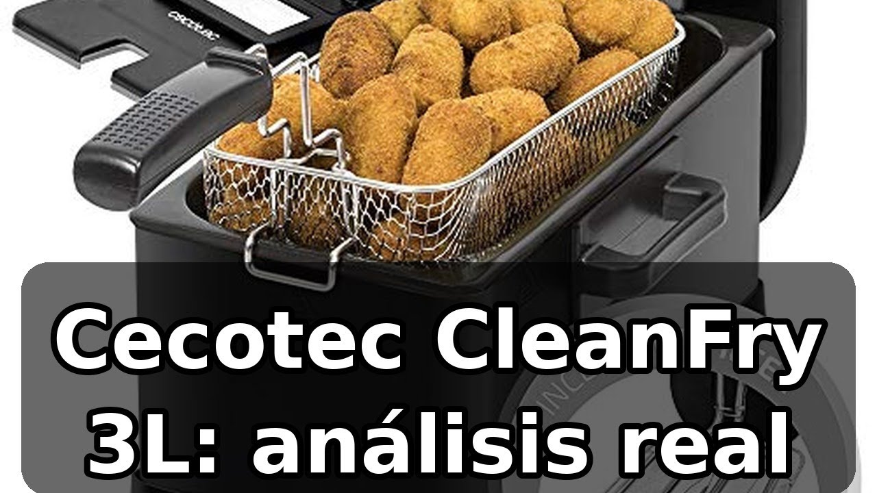 Review honesta de la Cecotec Freidora CleanFry 3 L: rendimiento real