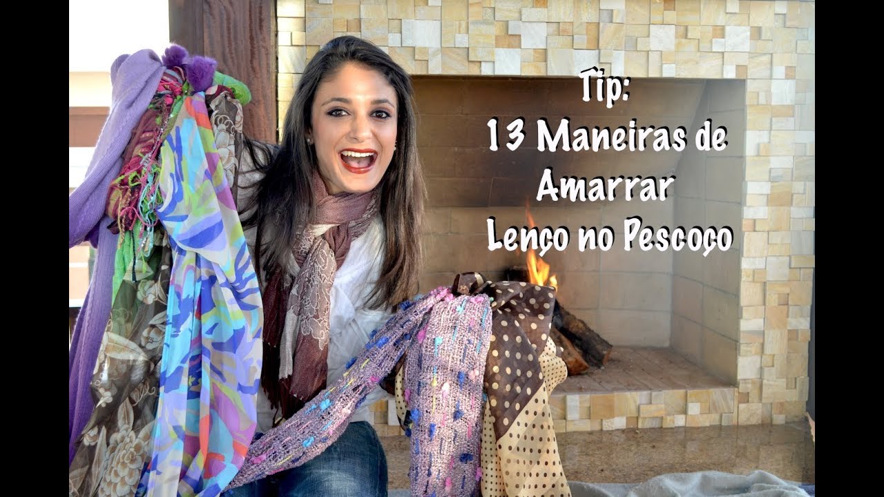 13 Maneiras de Amarrar Lenço no Pescoço por Blog da Reh