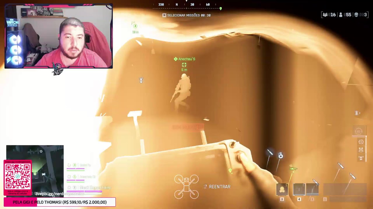 LIVE 🔴 RANKED NO R6 É MONSTRA! 🔴 Live 4K