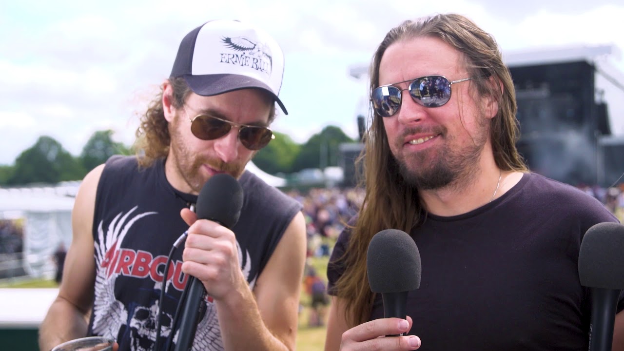 Airbourne Interview: Touring And Drinking Dragon’s Blood (Ramblin' Man Fair 2019)