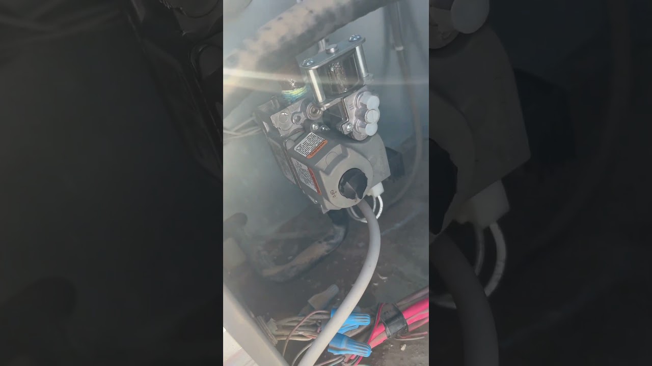 Rooftop Unit changing gas valve