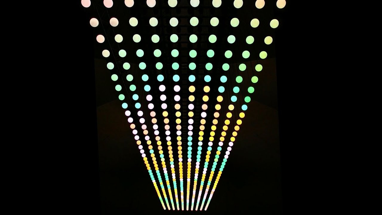 KINETIC LIGHTS - ELECTRIC SKY - kinetic live show for central asian inauguration event