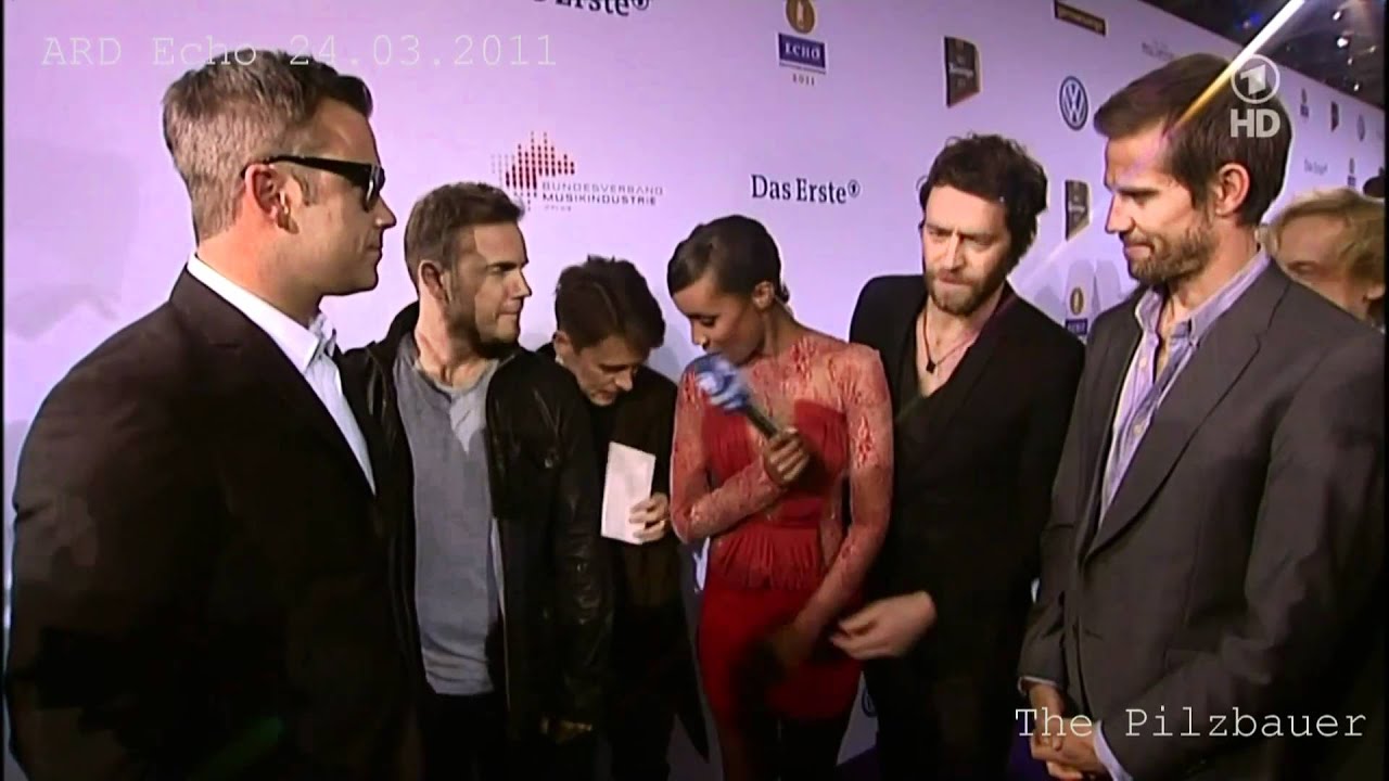 Take That live Echo 2011 Messe Berlin Germany Reporter Interview 24.03.2011