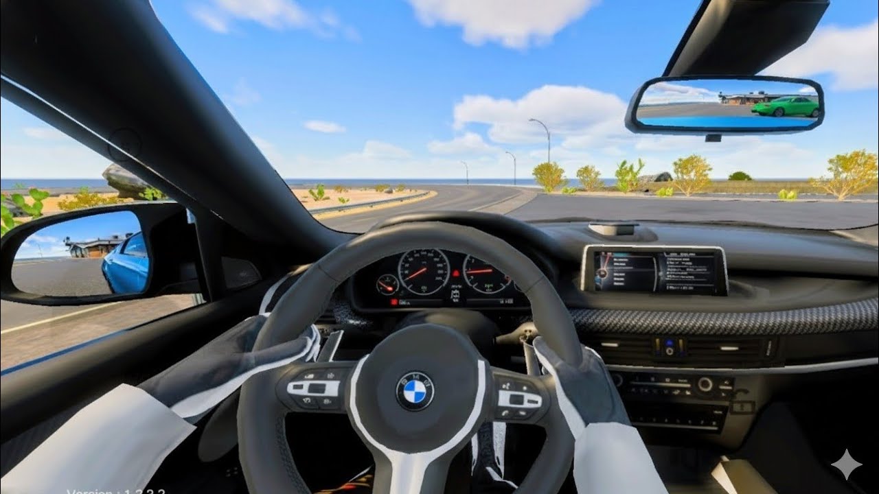 Cruising in the Beast: BMW X6 M Gameplay! 🚙💨Car parking multiplayer 2.