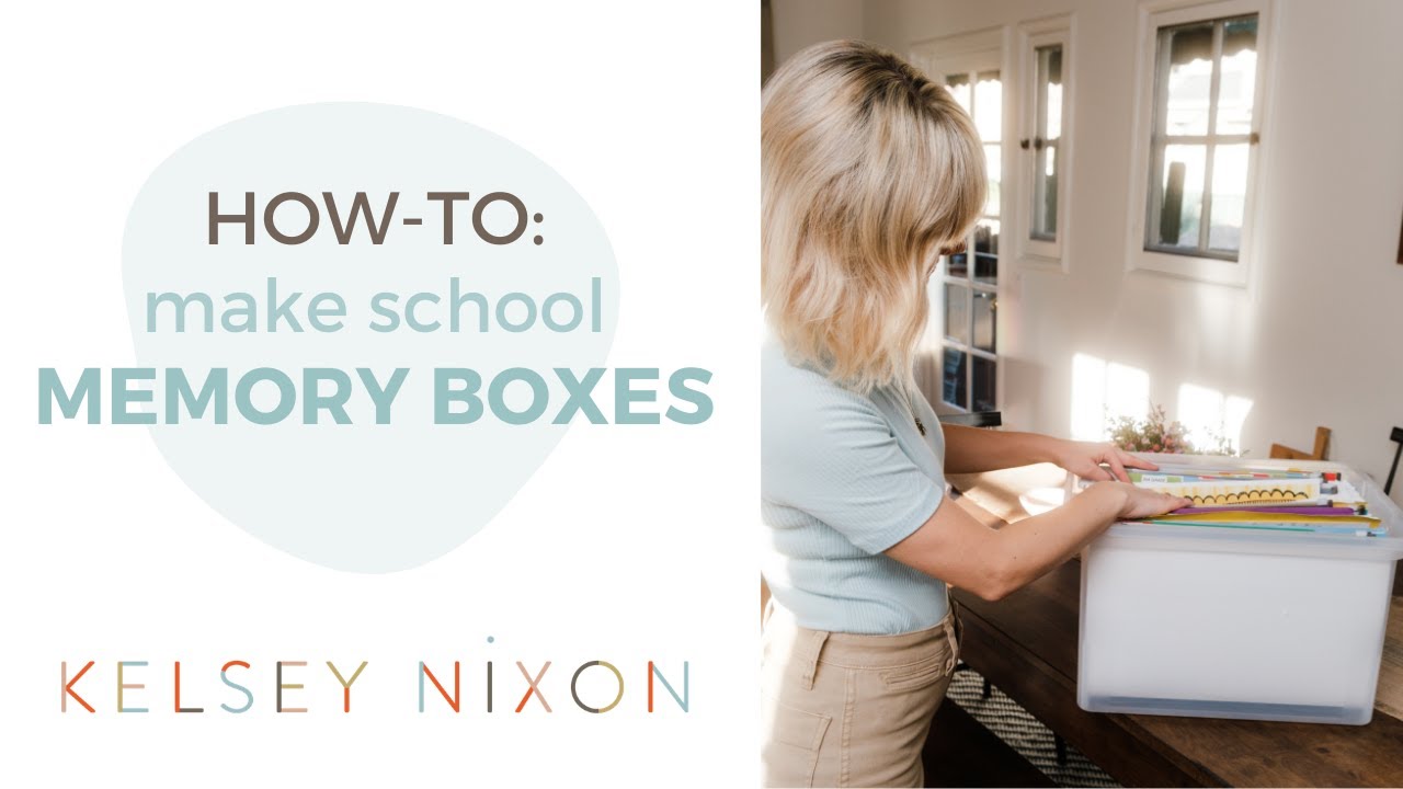 How-To: Make School Memory Boxes