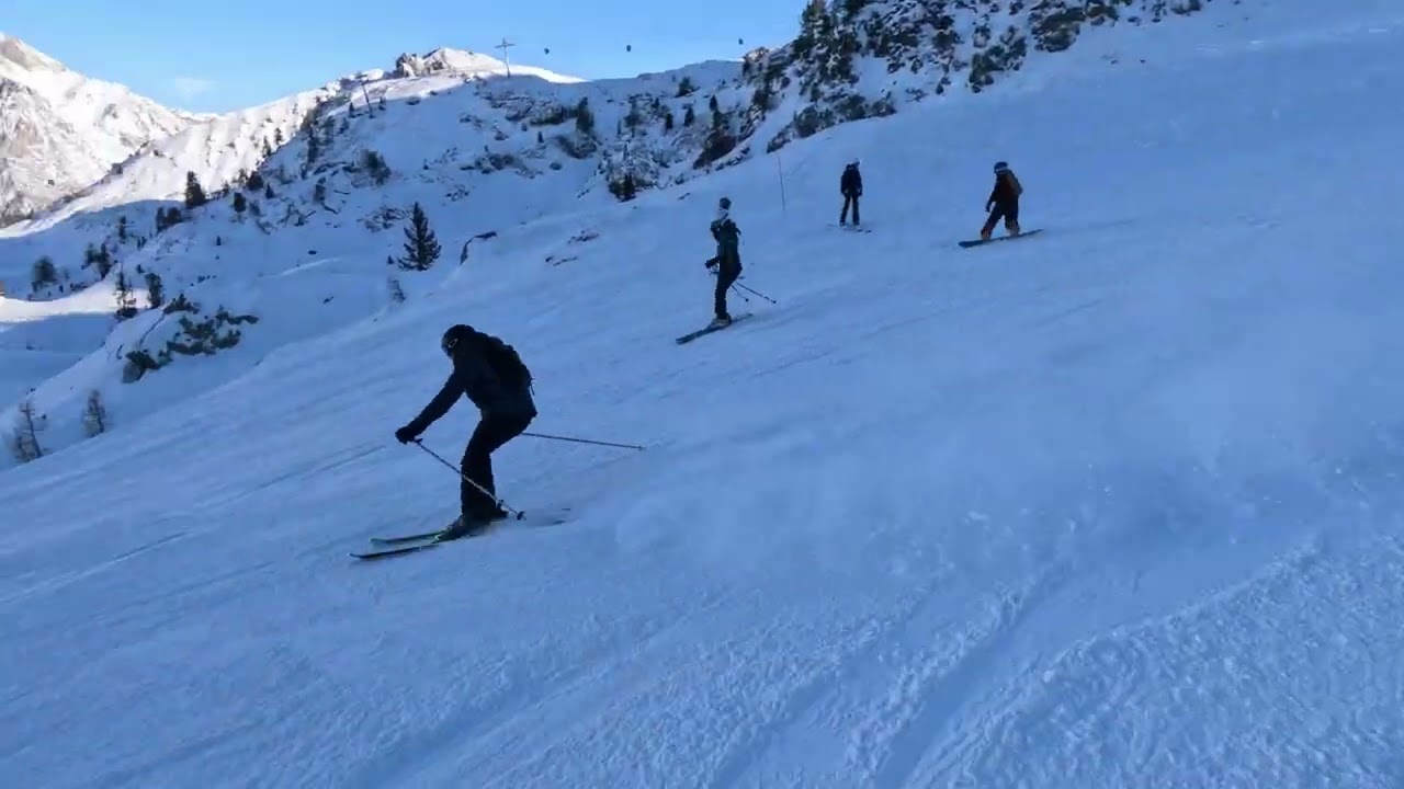 Montgenèvre | Rocher de l'Aigle - Souréou | Red run | Dec 2024