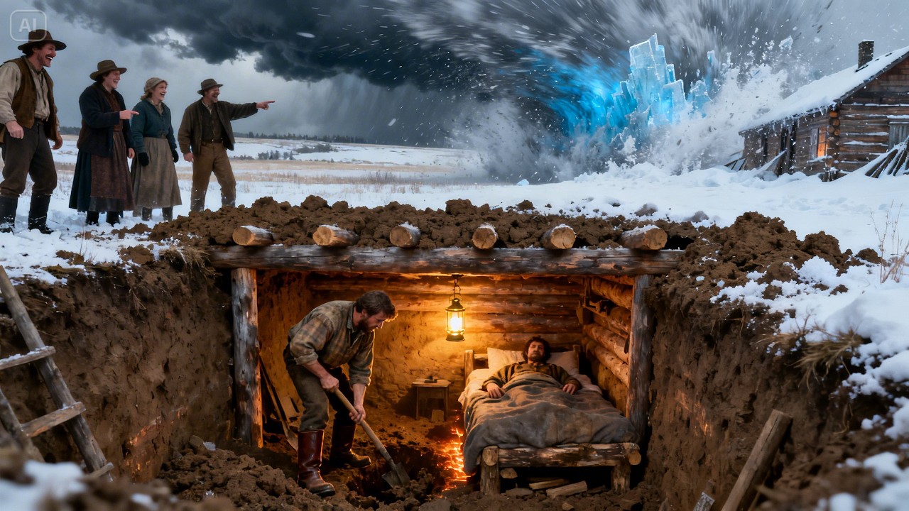 NEIGHBORS LAUGHED WHEN HE BUILT AN UNDERGROUND BEDROOM — UNTIL THE BLIZZARD CAME
