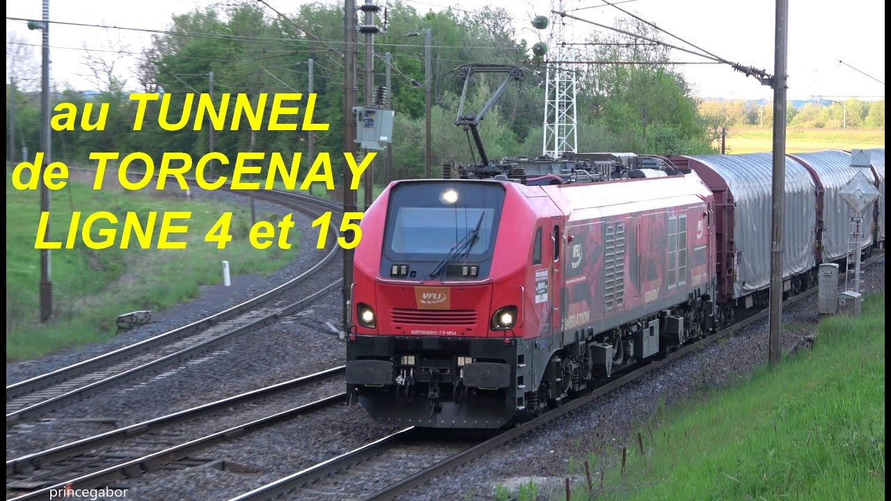 TRAINS/TUNNEL TORCENAY/LIGNE 15/LIGNE 4 /FRANCE/3mai2022