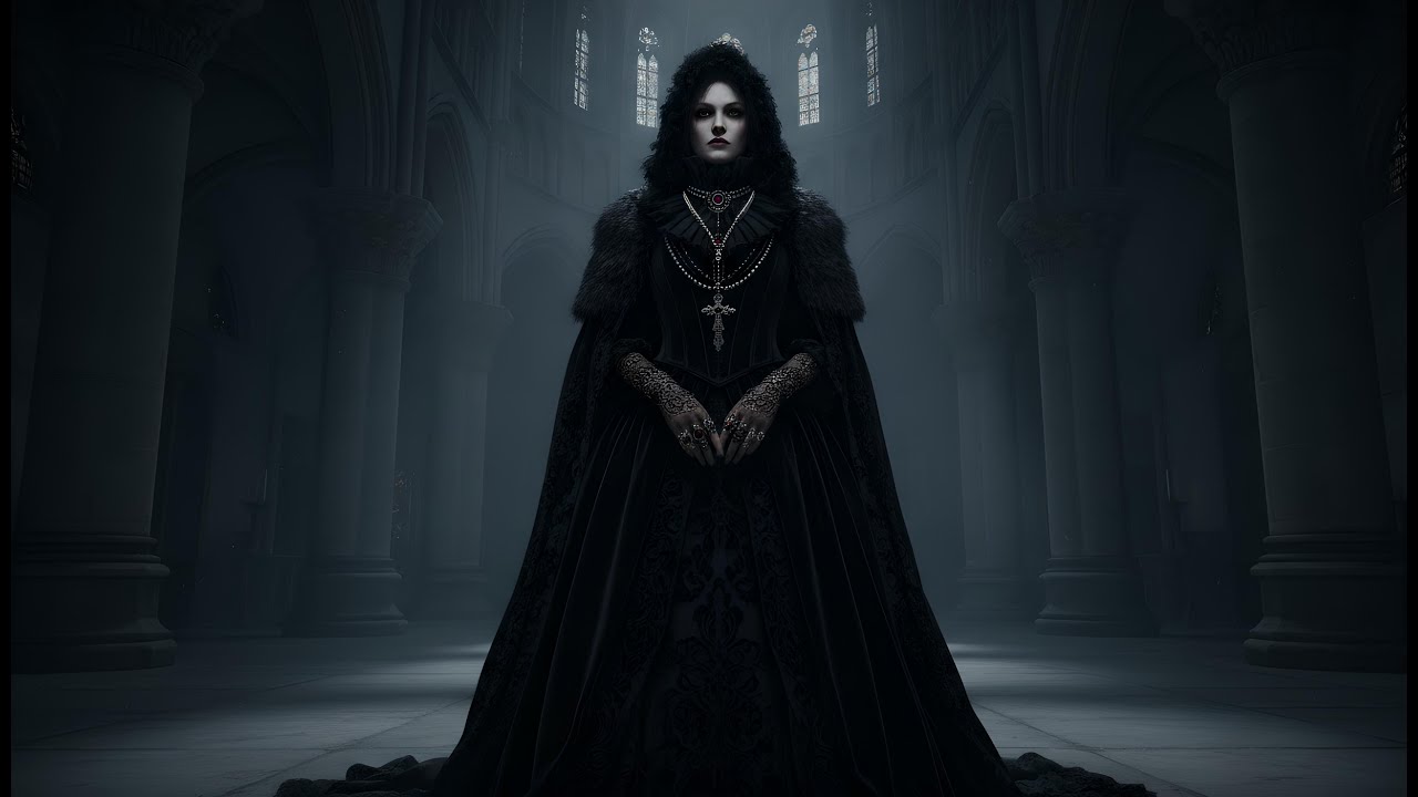 Dark Gothic Rock 80s | Haunting Melodies in a Cathedral Setting