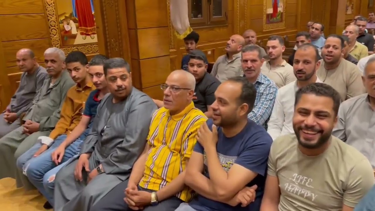 ترنيمة عند شق الفجر باكر في صباح الأحد - اجتماع انبا رويس للحرفيين