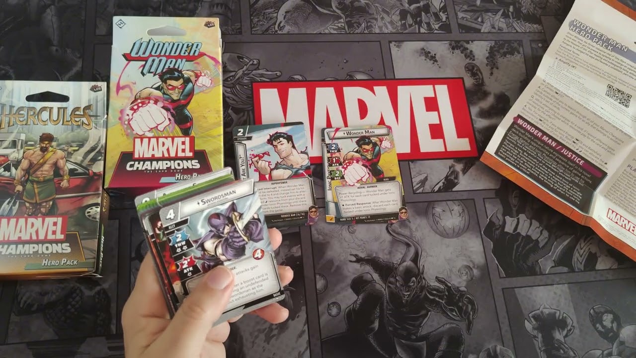 Unboxing Wonder Man and Hercules - Marvel Champions
