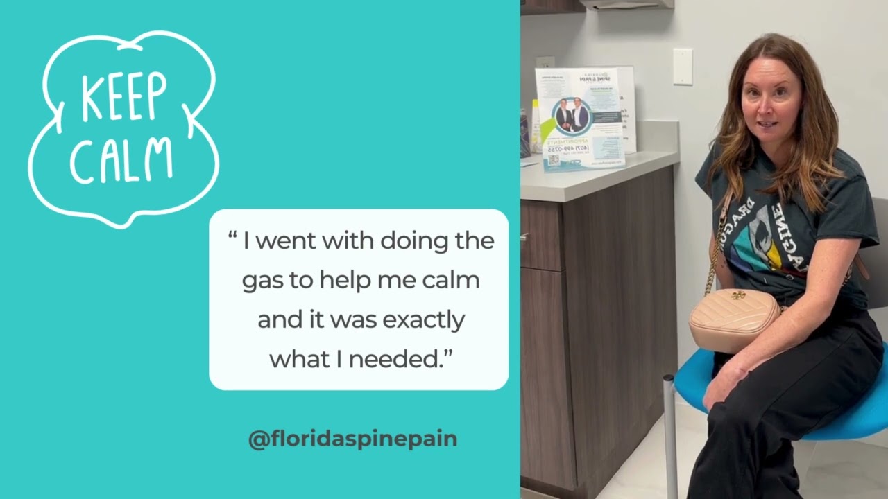 Laughing Gas Before Pain Management Procedures