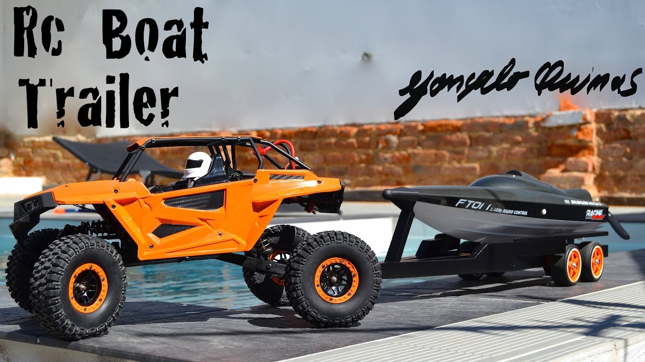 DIY boat trailer for FT011 and Wltoy 10428-B (GENERAL LEE)