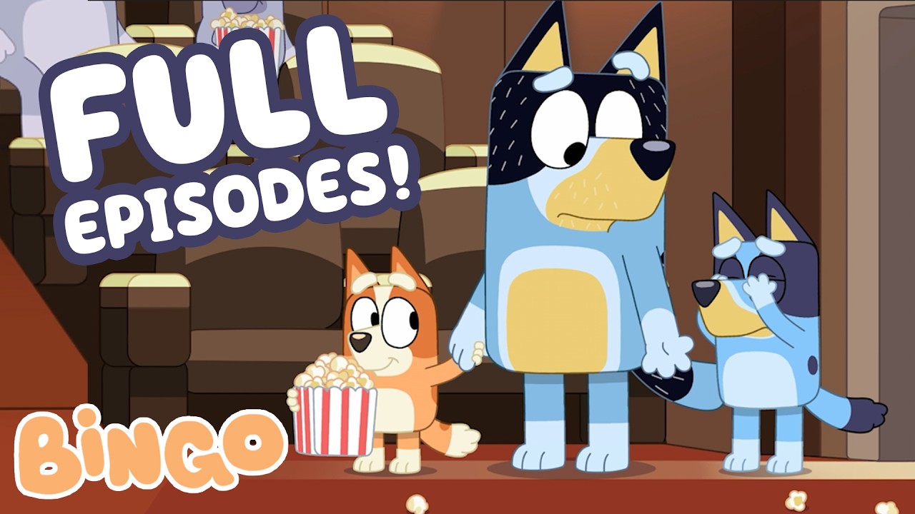 Getting Cheeky At The Movies🎬🧡 | 30 Minutes Of Full Episodes | Bingo - Official Channel