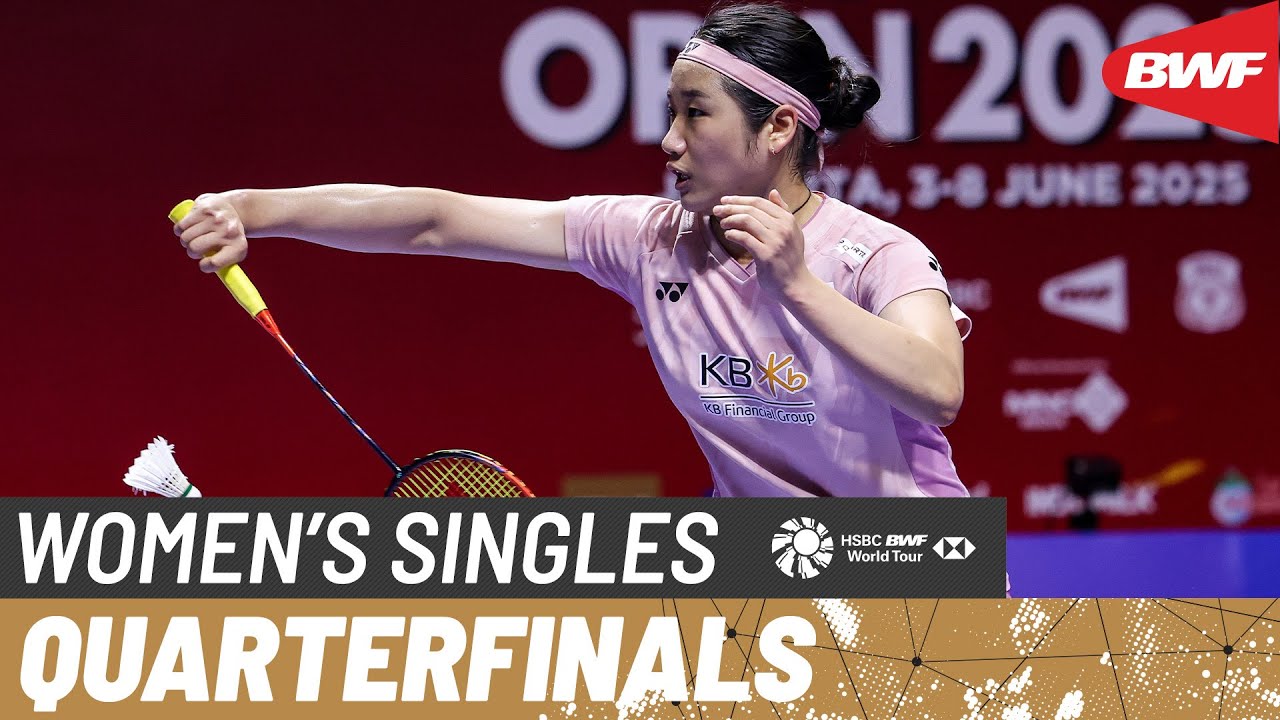 KAPAL API Indonesia Open 2025 | An Se Young (KOR) [1] vs. Pornpawee Chochuwong (THA) [6] | QF