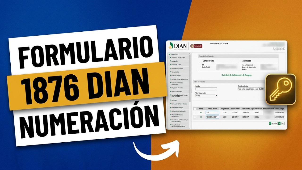 👉 Cómo Habilitar Rangos de numeración de facturación  en la DIAN