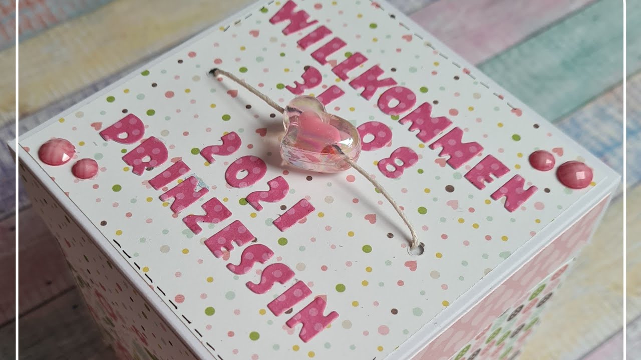Explosionsbox Baby-Mädchen
