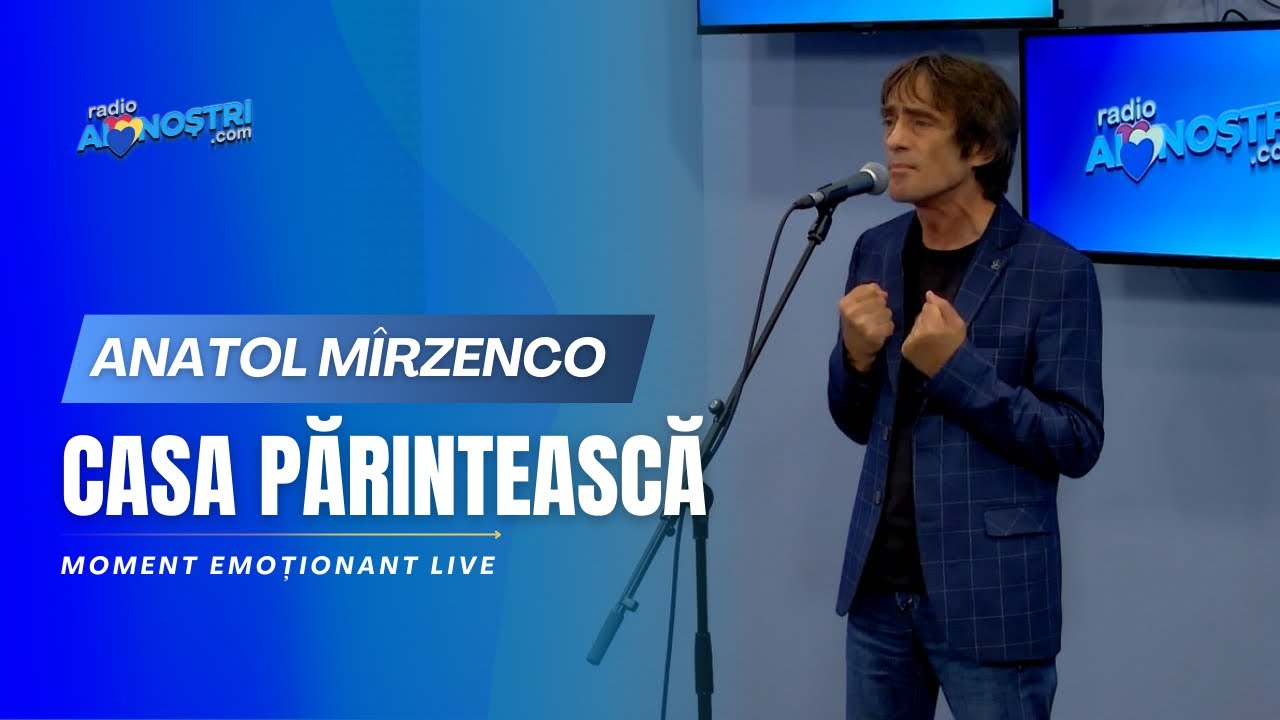 Anatol Mirzenco - Casa Părintească LIVE la Radio Ai Noștri | Moment Emoționant