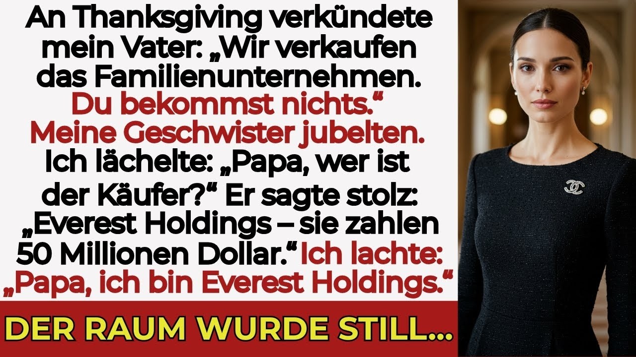 „Am Erntedankfest enthüllte mein Vater ‚Wir verkaufen das Familiengeschäft – du gehst leer aus'“