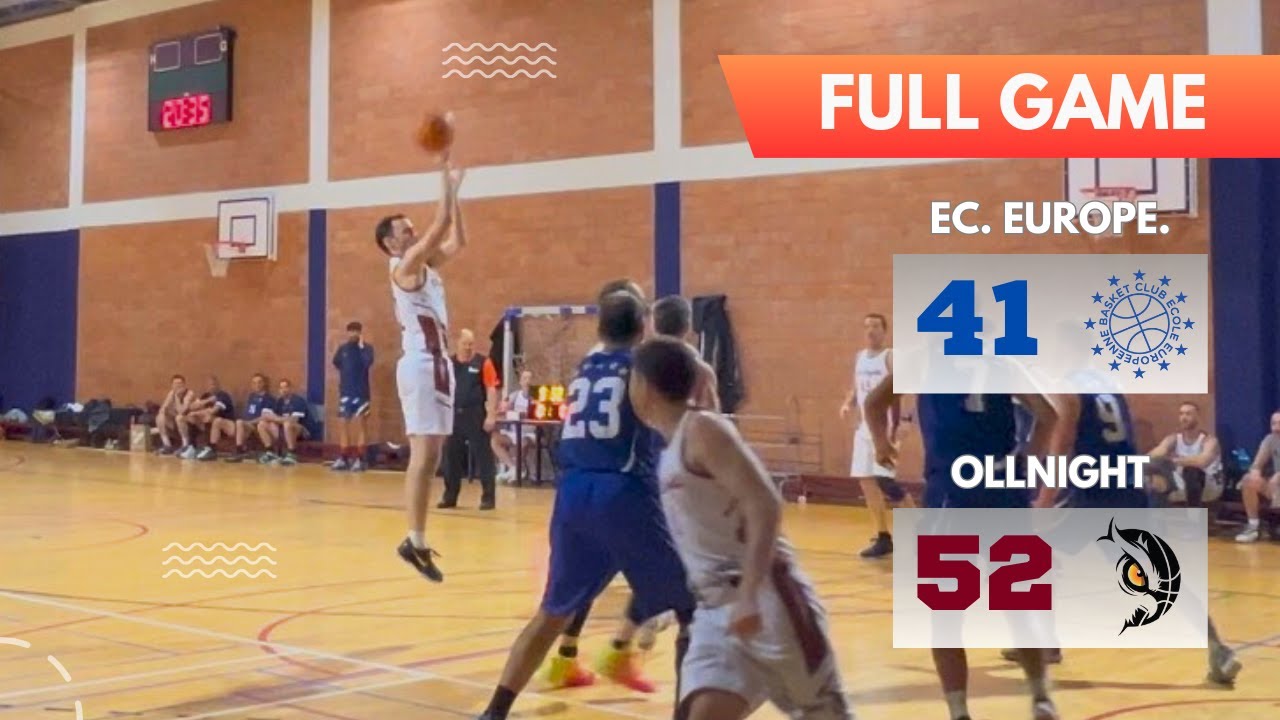 🏀 ÉCOLE EUROPÉENNE vs BC OLLNIGHT // BASKET VÉTÉRANS AWBB // MASTERS LEAGUE // 06.11.2025 🇧🇪