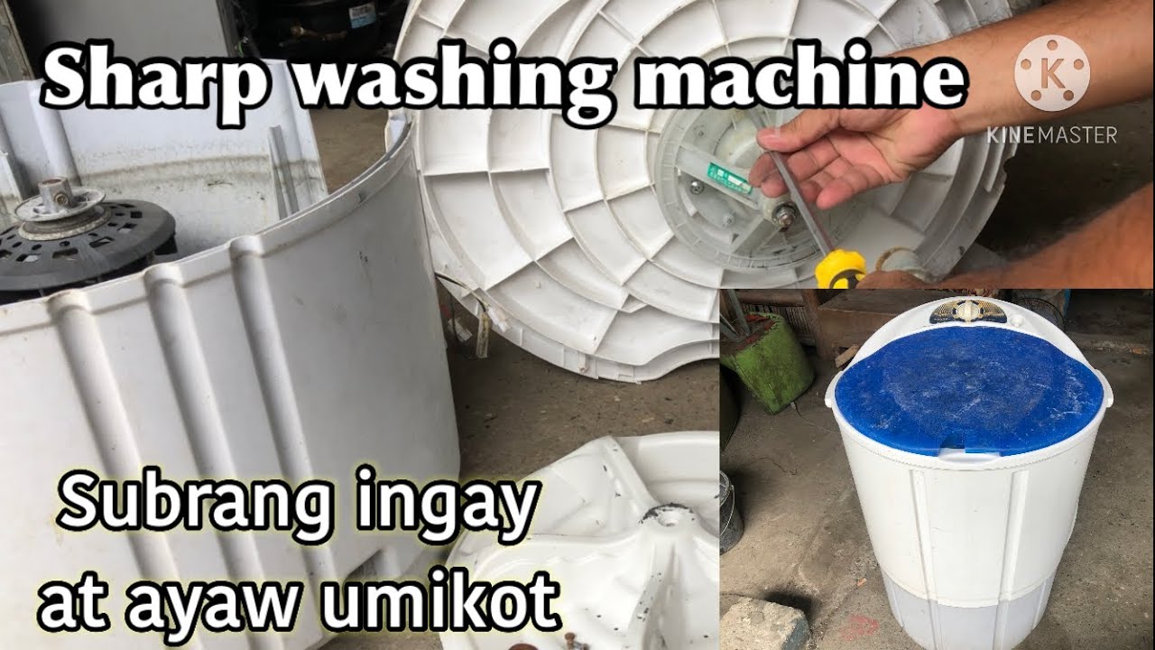 Sharp washing machine subrang ingay ayaw pang umikot.