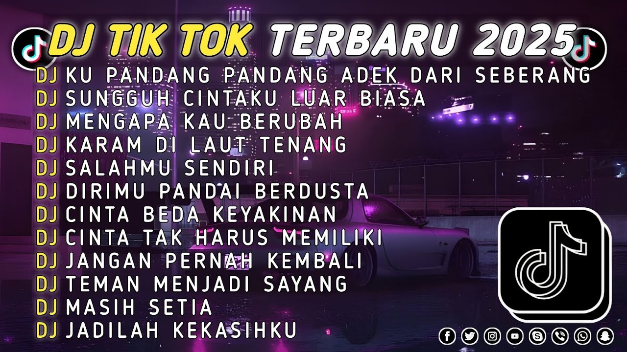 DJ TIKTOK TERBARU 2025 || DJ CINTA DARI SEBERANG 🎵 DJ SUNGGUH CINTAKU LUAR BIASA 🎵 FULL ALBUM❗❗