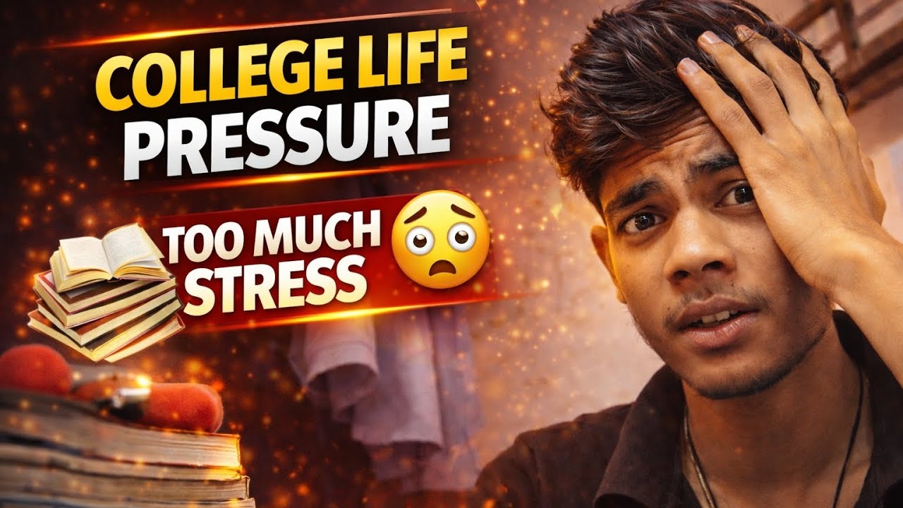 College Life Pressure 🧠📚 | Stress, Exams & Expectations | bhopal 